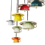 Подвесные светильники в виде разноцветных чашек Flower Reversal варинант исполнения - 2 | Loft Concept в Ростове-на-Дону