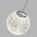 Подвесной светильник с прозрачным рифленым плафоном в форме шара Crystal Globule варинант исполнения - 8 | Loft Concept в Ростове-на-Дону