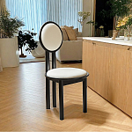 Дизайнерский стул из массива дерева с круглой спинкой Infinitude варинант исполнения - 1 | Loft Concept в Ростове-на-Дону