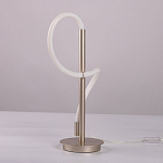 Настольная лампа белым изогнутым плафоном на круглой подставке Luke Lampco Tracer Lamp варинант исполнения - 8 | Loft Concept в Ростове-на-Дону