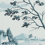 Обои ручная роспись Views of Italy Mare Verde варинант исполнения - 3 | Loft Concept в Ростове-на-Дону