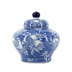 Ваза с крышкой в китайском стиле Гранатовое дерево Blooming Pomegranate варинант исполнения - 8 | Loft Concept в Ростове-на-Дону