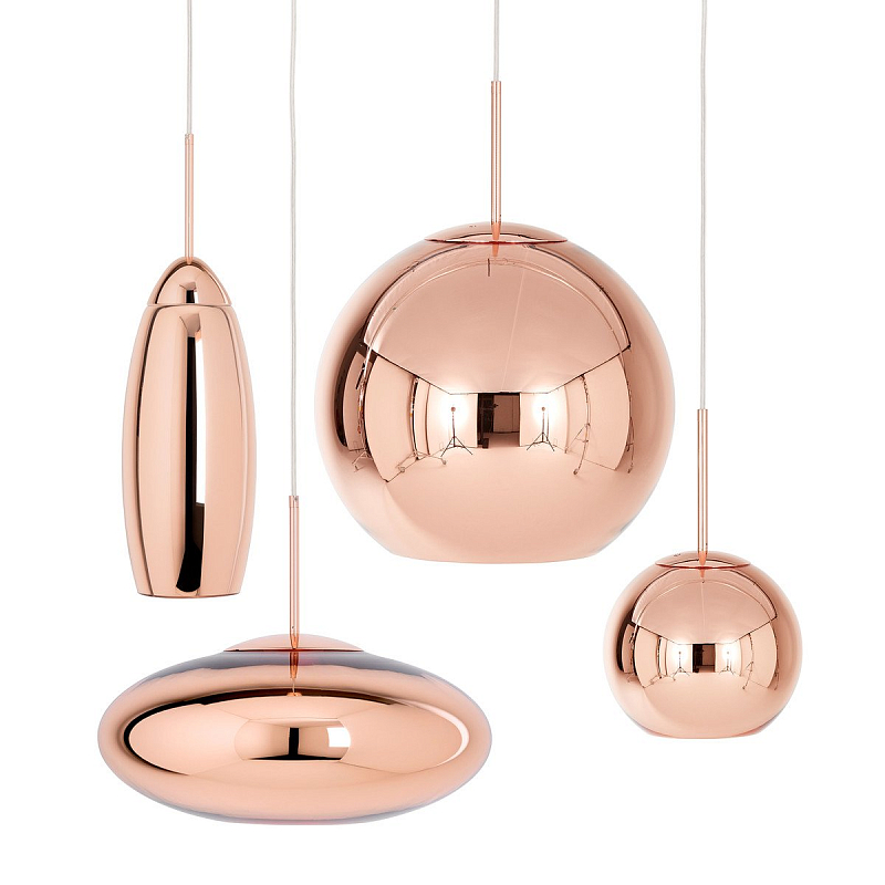  Tom Dixon Copper Wide Pendant Lamp   -- | Loft Concept 