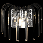 Бра цвета никель с изогнутыми хрустальными элементами Radiant Ribbons варинант исполнения - 3 | Loft Concept в Ростове-на-Дону