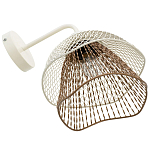 Бра с сетчатым металлическим абажуром Beige Gold Mesh Lampshade варинант исполнения - 4 | Loft Concept в Ростове-на-Дону