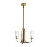  Люстра с прозрачными рифлеными цилиндрическими плафонами Kichler варинант исполнения - 2 | Loft Concept в Ростове-на-Дону