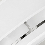 Потолочный светильник с двухслойным белым текстильным абажуром Hinkley варинант исполнения - 12 | Loft Concept в Ростове-на-Дону