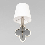 Бра с белым текстильным абажуром и фигурным основанием с зеркальной вставкой Vitorino варинант исполнения - 22 | Loft Concept в Ростове-на-Дону