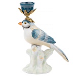 Фарфоровый подсвечник с птицей Eden Garden варинант исполнения - 1 | Loft Concept в Ростове-на-Дону