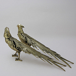 Статуэтка бронзовая пара Фазаны Bronze Birds варинант исполнения - 2 | Loft Concept в Ростове-на-Дону