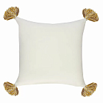 Чехол на подушку с кисточками и вышивкой птиц Ethnic mix Birds Square варинант исполнения - 4 | Loft Concept в Ростове-на-Дону