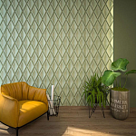 Гипсовая 3D панель с принтографией PM-102 варинант исполнения - 2 | Loft Concept в Ростове-на-Дону