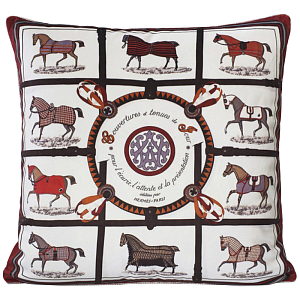Декоративная подушка Hermes Horse 73