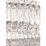 Люстра подвесная круглая из прозрачного хрусталя с корпусом из металла цвета хром Selfsufficient варинант исполнения - 6 | Loft Concept в Ростове-на-Дону