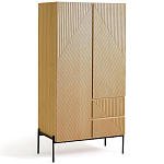 Шкаф с геометрическим рисунком на дверцах Anders Light Wood варинант исполнения - 2 | Loft Concept в Ростове-на-Дону