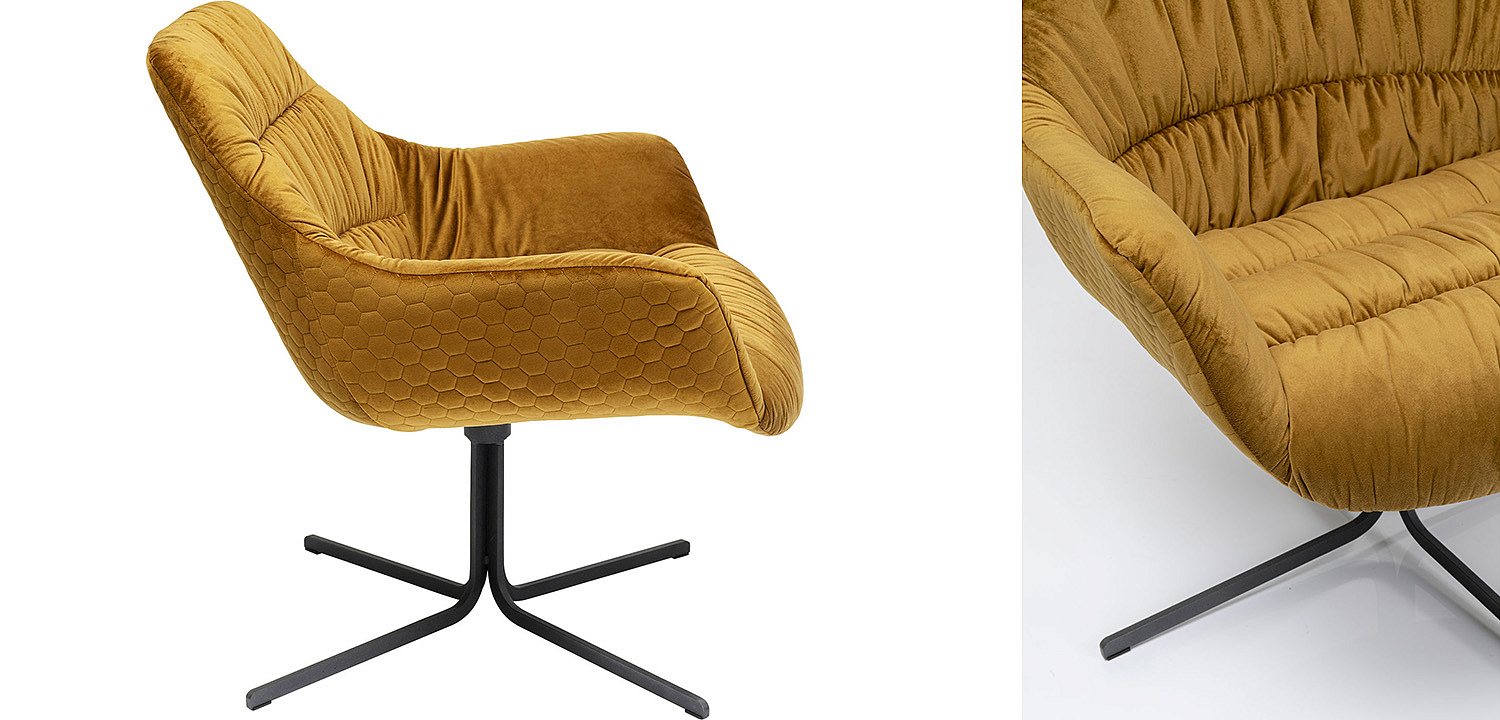 Кресло вращающееся Yellow Honeycomb - Loft-Concept в Ростове-на-Дону