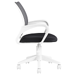 Офисное кресло с основанием из белого пластика Desk chairs Black варинант исполнения - 3 | Loft Concept в Ростове-на-Дону