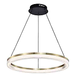 Люстра подвесная круглая светодиодная с золотым каркасом Ring Horizontal варинант исполнения - 3 | Loft Concept в Ростове-на-Дону