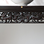 Черная резная консоль в Китайском стиле из массива Black Dragon Console варинант исполнения - 3 | Loft Concept в Ростове-на-Дону