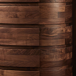 Комод деревянный с 7-ю ящиками Moon Walnut Furniture варинант исполнения - 5 | Loft Concept в Ростове-на-Дону