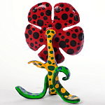 Декоративная статуэтка Yayoi Kusama Flowers that Bloom at Midnight Red варинант исполнения - 2 | Loft Concept в Ростове-на-Дону