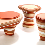 Комплект кофейных столиков Vorlon Desert three tables варинант исполнения - 4 | Loft Concept в Ростове-на-Дону