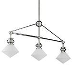 Люстра линейная с ромбовидными плафонами Pointed Diamond Shade варинант исполнения - 5 | Loft Concept в Ростове-на-Дону