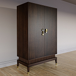 Платяной шкаф Elsa Dreams Walnut с 2-мя фасадами варинант исполнения - 2 | Loft Concept в Ростове-на-Дону