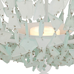 Люстра круглая с каскадом из декоративных элементов Sea Glass варинант исполнения - 3 | Loft Concept в Ростове-на-Дону