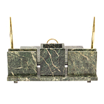 Настольный письменный набор из змеевика с гербом России Successful Leader варинант исполнения - 2 | Loft Concept в Ростове-на-Дону