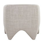 Дизайнерское кресло мягкое в белой обивке White Canvas варинант исполнения - 3 | Loft Concept в Ростове-на-Дону