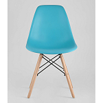 Пластиковый стул на ножках из массива бука Eames Torquoise варинант исполнения - 4 | Loft Concept в Ростове-на-Дону