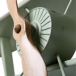 Полка книжная зеленая в виде аэроплана в стиле лофт FLY варинант исполнения - 2 | Loft Concept в Ростове-на-Дону