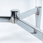 Приставной столик со стеклянной столешницей Deimos варинант исполнения - 4 | Loft Concept в Ростове-на-Дону