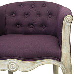 Кресло низкое в стиле прованс Louis French Armchair violet flax варинант исполнения - 3 | Loft Concept в Ростове-на-Дону