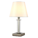 Настольная лампа с белым тканевым абажуром в форме конуса Laurent варинант исполнения - 2 | Loft Concept в Ростове-на-Дону