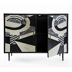 Буфет в гостиную с инкрустацией  Bone Inlay sideboard - 2 doors варинант исполнения - 3 | Loft Concept в Ростове-на-Дону