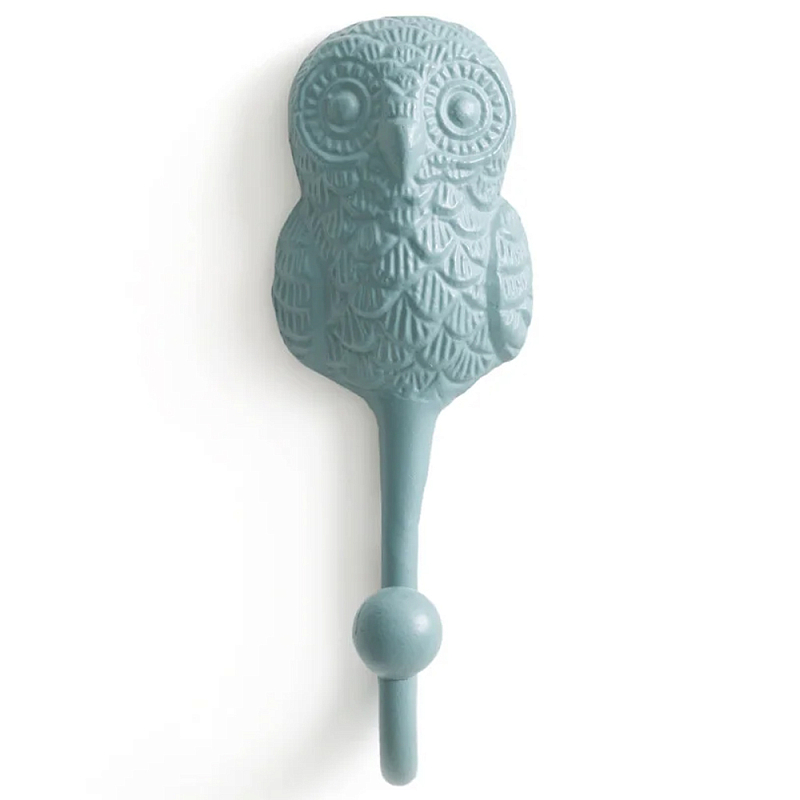      Owl Wall Hook Blue   -- | Loft Concept 