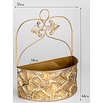 Железное кашпо Idyll варинант исполнения - 8 | Loft Concept в Ростове-на-Дону