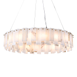 Люстра круглая декорированная натуральным камнем Stone Interior Accent варинант исполнения - 1 | Loft Concept в Ростове-на-Дону