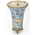 Фарфоровая ваза с изображением попугаев Eden Garden варинант исполнения - 3 | Loft Concept в Ростове-на-Дону