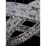 Люстра на 2 кольца с текстурной огранкой Reflection of Reality варинант исполнения - 8 | Loft Concept в Ростове-на-Дону