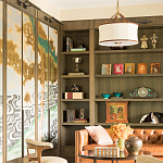 Обои ручная роспись Bamboo River Blossom Original colourway on Deep Rich Gold gilded paper with pearlescent antiquing варинант исполнения - 3 | Loft Concept в Ростове-на-Дону