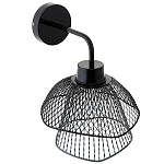 Бра с сетчатым металлическим абажуром Black Mesh Lampshade варинант исполнения - 3 | Loft Concept в Ростове-на-Дону