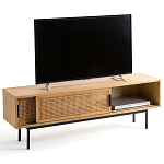 ТВ-тумба с плетеным декором Tate Wicker TV Stand варинант исполнения - 3 | Loft Concept в Ростове-на-Дону