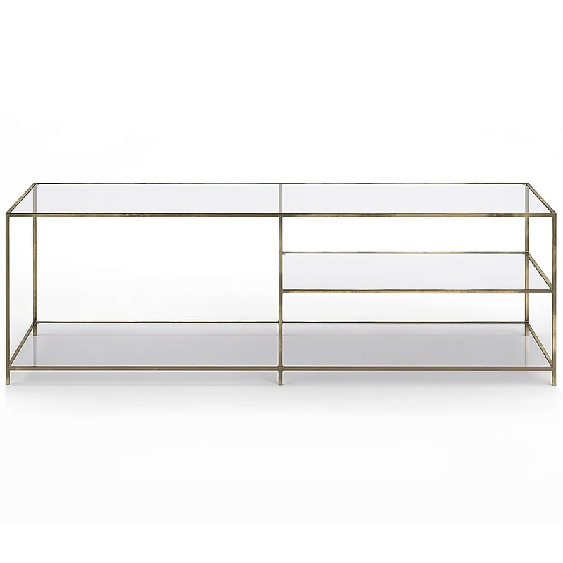 -     Tingey Metal Glass TV Stand     -- | Loft Concept 