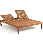 Шезлонг двухместный из эвкалипта Sunset варинант исполнения - 4 | Loft Concept в Ростове-на-Дону