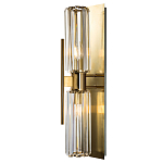 Бра с двумя хрустальными цилиндрическими плафонами Glass TUBE варинант исполнения - 2 | Loft Concept в Ростове-на-Дону