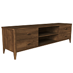 ТВ-тумба с 4-мя ящиками и полками из массива бука Tasteful Furniture варинант исполнения - 1 | Loft Concept в Ростове-на-Дону