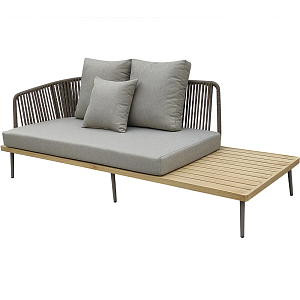 Диван трехместный уличный Street Comfort серый